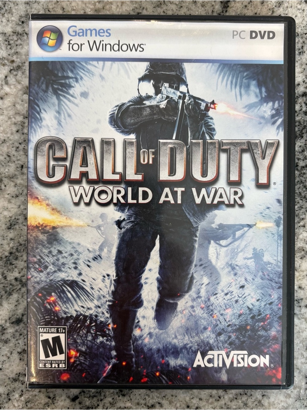 Call of Duty COD World at War (PC CD-Rom, 2008) Complete W/ Manual CIB